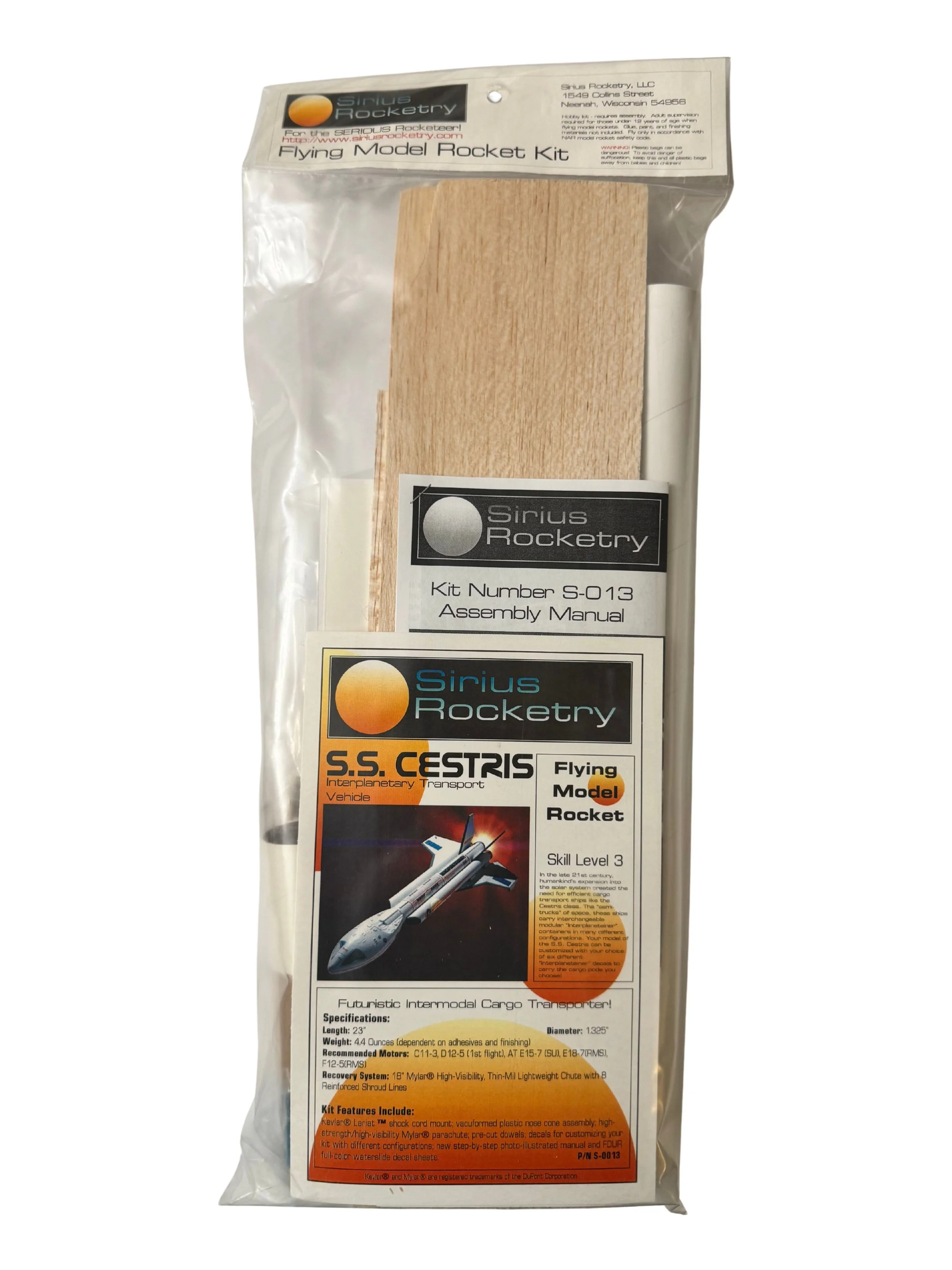 Buy ASP Wac Corporal (29 mm) Flying Model Rocket Kit - #KWAC-29